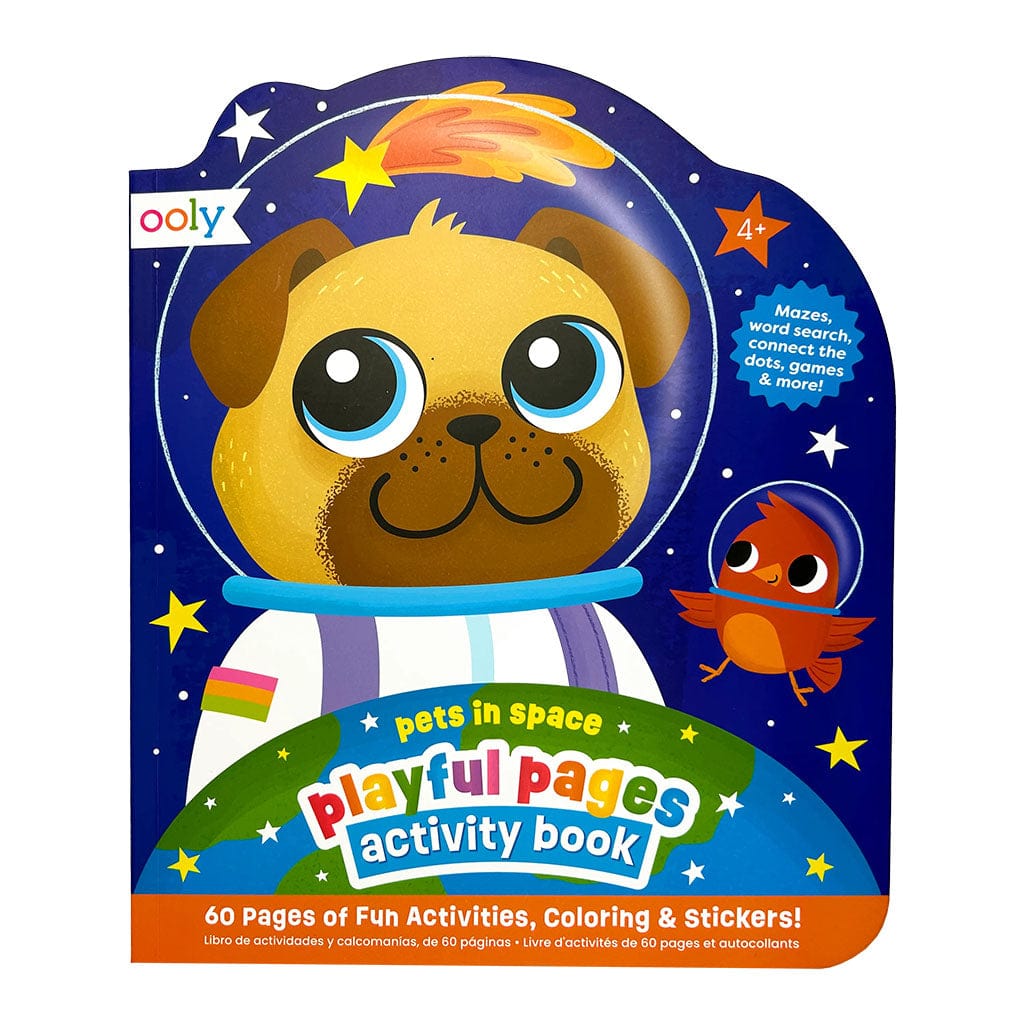 Playful Pages: Activity Book - Pets in Space